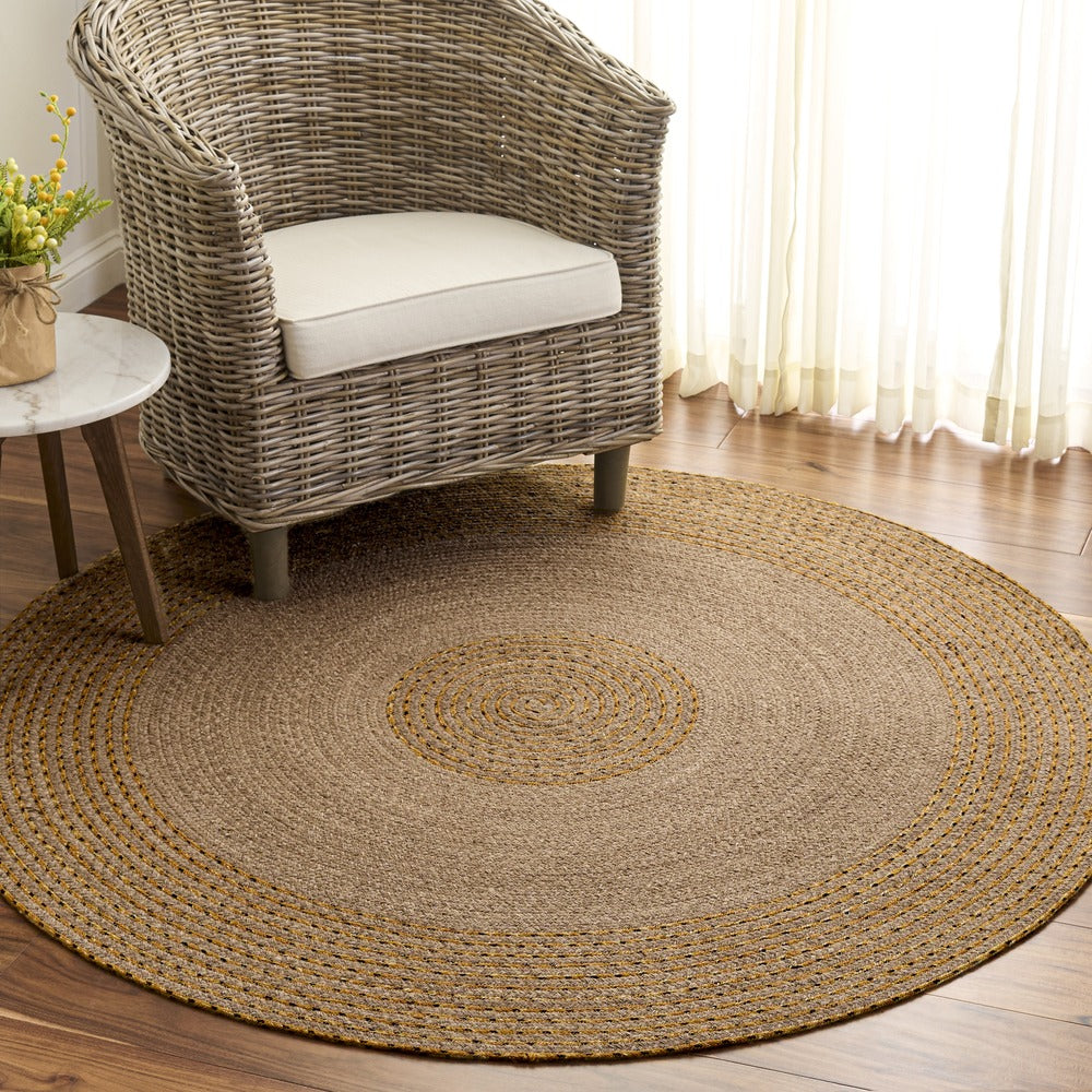 Safavieh - Braided 561D Natural Gold - 6" X 6" - BRD561D-6R view 2