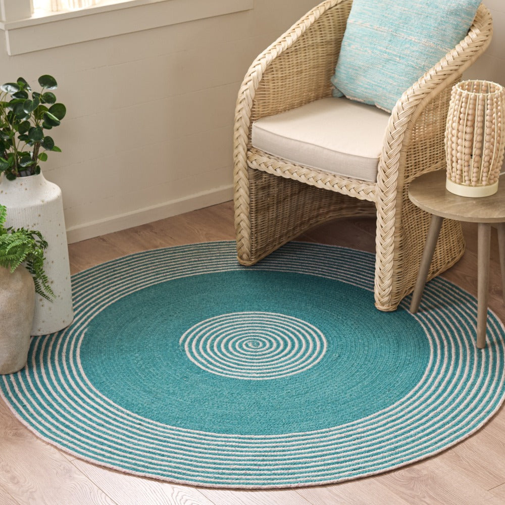 Safavieh - Braided 561J Turquoise Pink - 5" X 5" - BRD561J-5R view 2