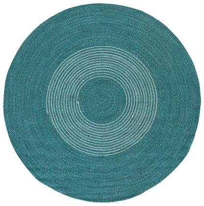 Safavieh - Braided 562K Turquoise Ivory - 5" X 5" - BRD562K-5R view 1