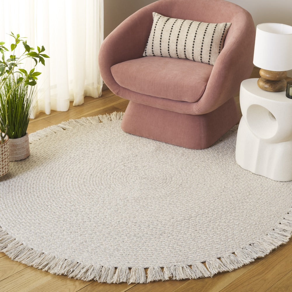 Safavieh - Braided 563G Silver Beige - 4" X 4" - BRD563G-4R view 2