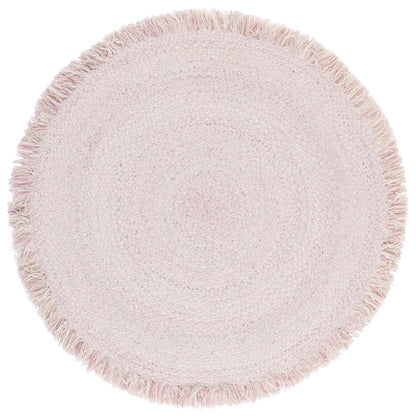Safavieh - Braided 570U Ivory Pink - 4" X 4" - BRD570U-4R view 1
