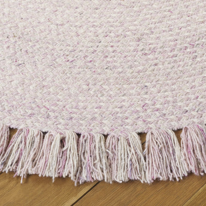 Safavieh - Braided 570U Ivory Pink - 6" X 6" - BRD570U-6R view 3