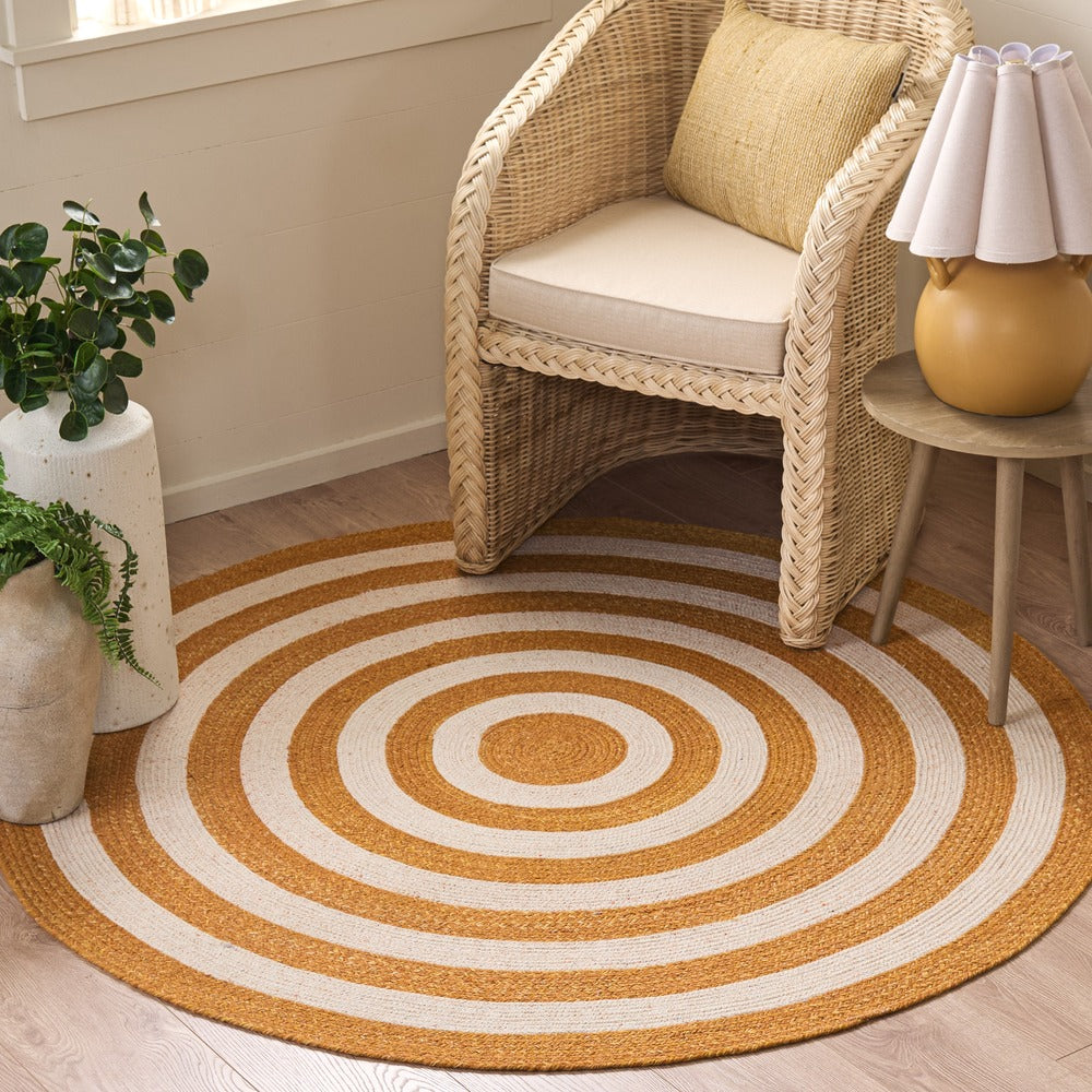 Safavieh - Braided 571D Gold Peach - 6" X 6" - BRD571D-6R view 2