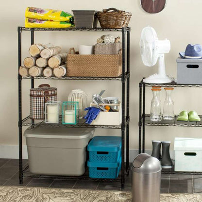 Safavieh - Bravo 4 Tier Shelve - Black - HAC2002A veiw 2