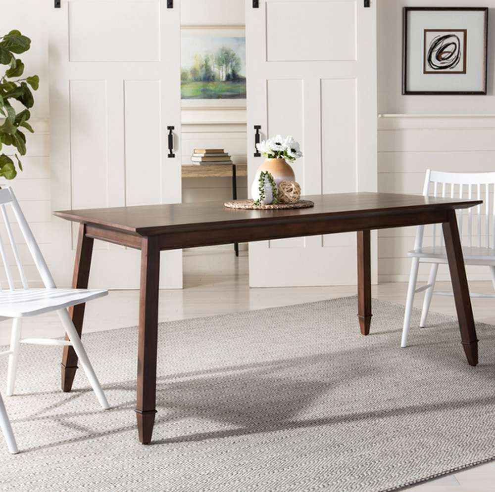 Safavieh - Brayson Rectangle Dining Table - Walnut - DTB5000B veiw 2