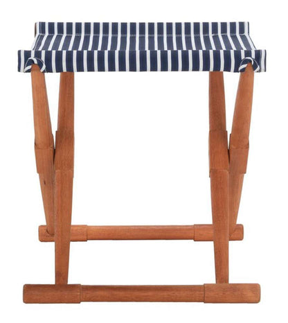 Safavieh - Breanne Stool - Natural - Navy Stripe  (Set of 2) - PAT7053C-SET2 veiw 3