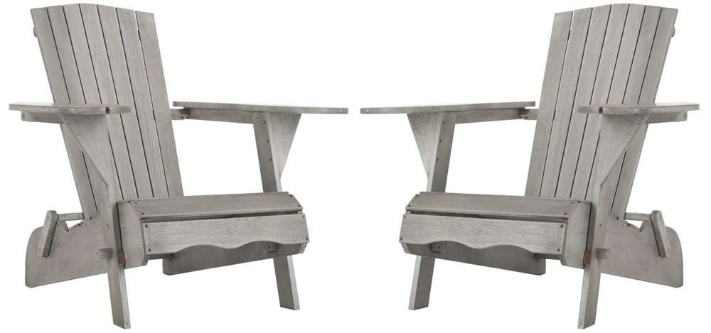 Safavieh - Breetel Adirondack 2 Per Box - Grey  (Set of 2) - PAT7034B-SET2 veiw 1