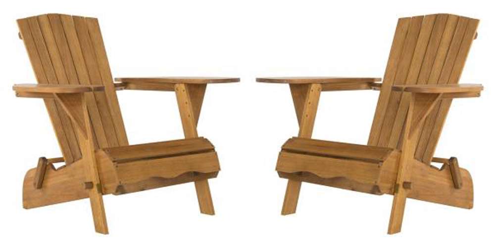 Safavieh - Breetel Adirondack 2 Per Box - Natural  (Set of 2) - PAT7034A-SET2 veiw 1