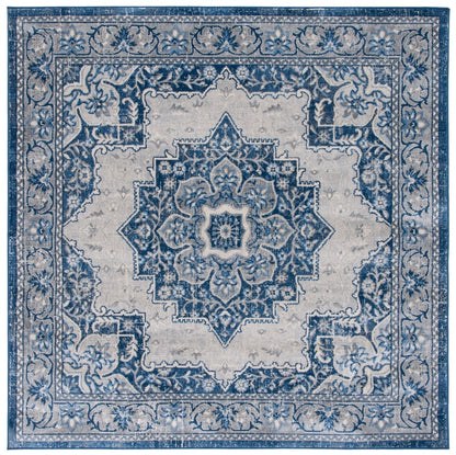 Safavieh - Brentwood 826M Blue Ivory - 10" X 10" - BNT826M-10SQ view 1