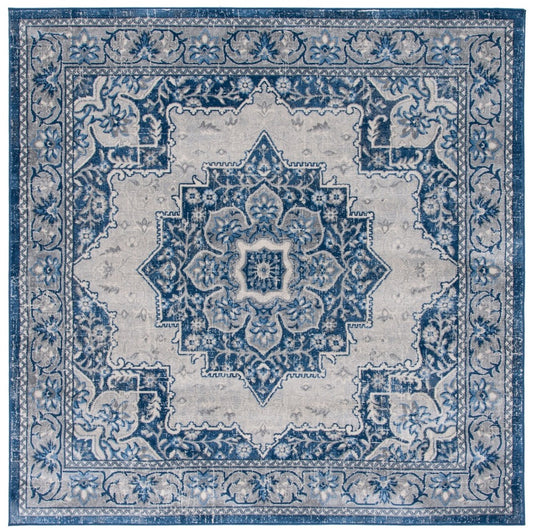 Safavieh - Brentwood 826M Blue Ivory - 10" X 10" - BNT826M-10SQ view 1