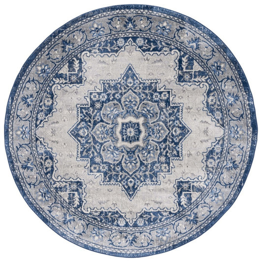 Safavieh - Brentwood 826M Blue Ivory - 8" X 8" - BNT826M-8R view 1