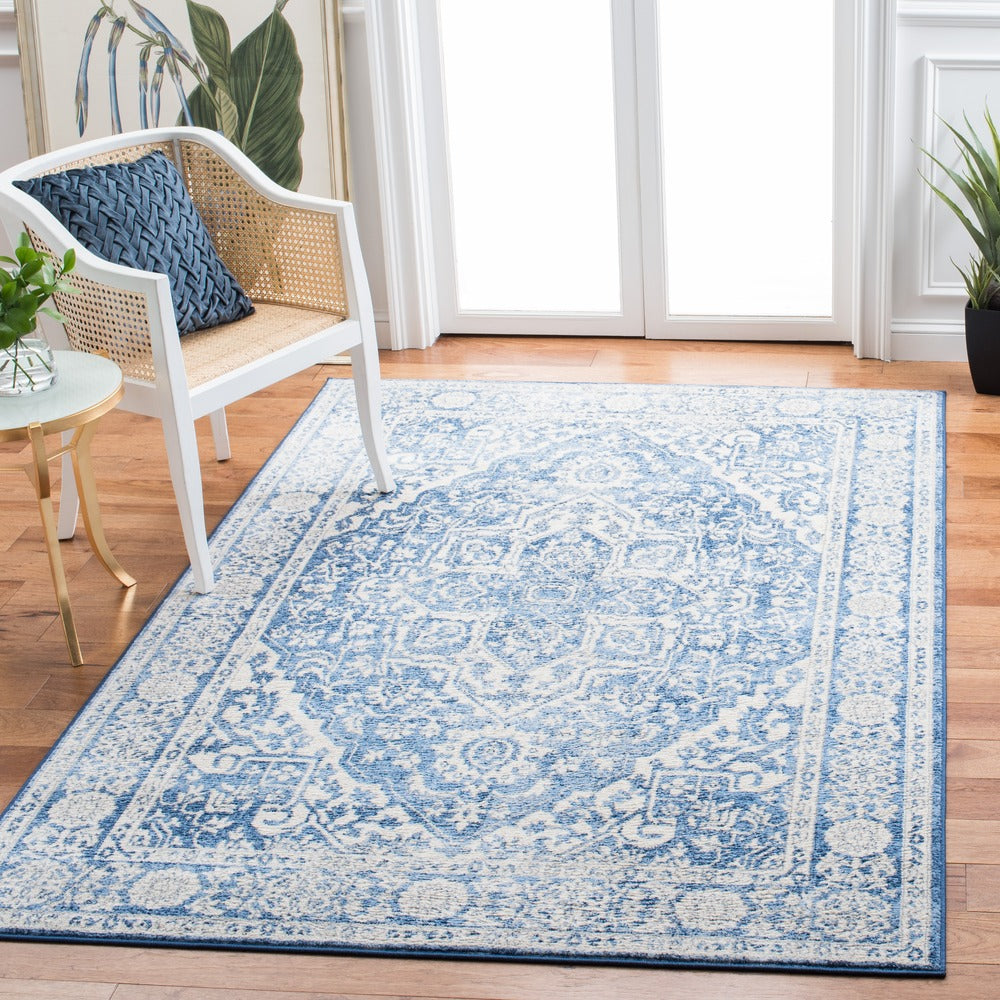 Safavieh - Brentwood 832A Ivory / Navy - 6" X 8" - BNT832A-68 view 2