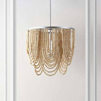 Safavieh - Bressi 4Lt 20.5in Chandelier - Silver - Natural - CHA4035A veiw 1