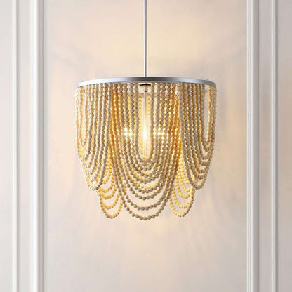 Safavieh - Bressi 4Lt 20.5in Chandelier - Silver - Natural - CHA4035A veiw 2