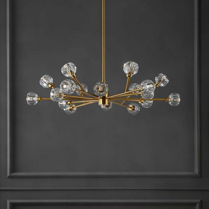 Safavieh - Couture - Breyer Crstal Chandelier - Gold - CTL1023C veiw 1