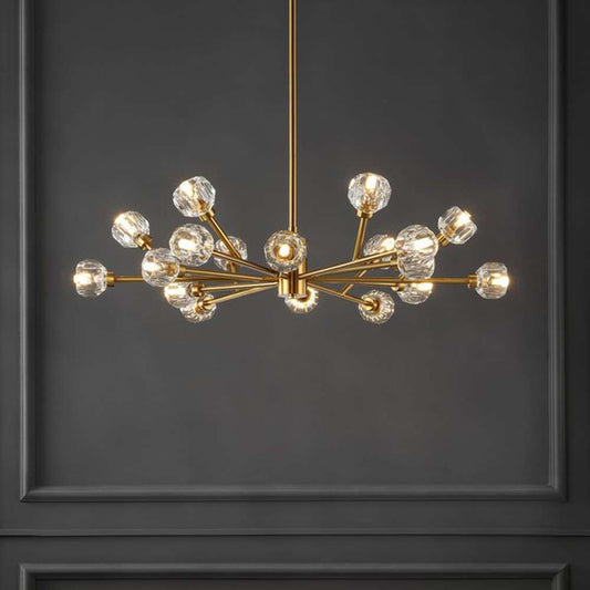 Safavieh - Couture - Breyer Crstal Chandelier - Gold - CTL1023C veiw 2