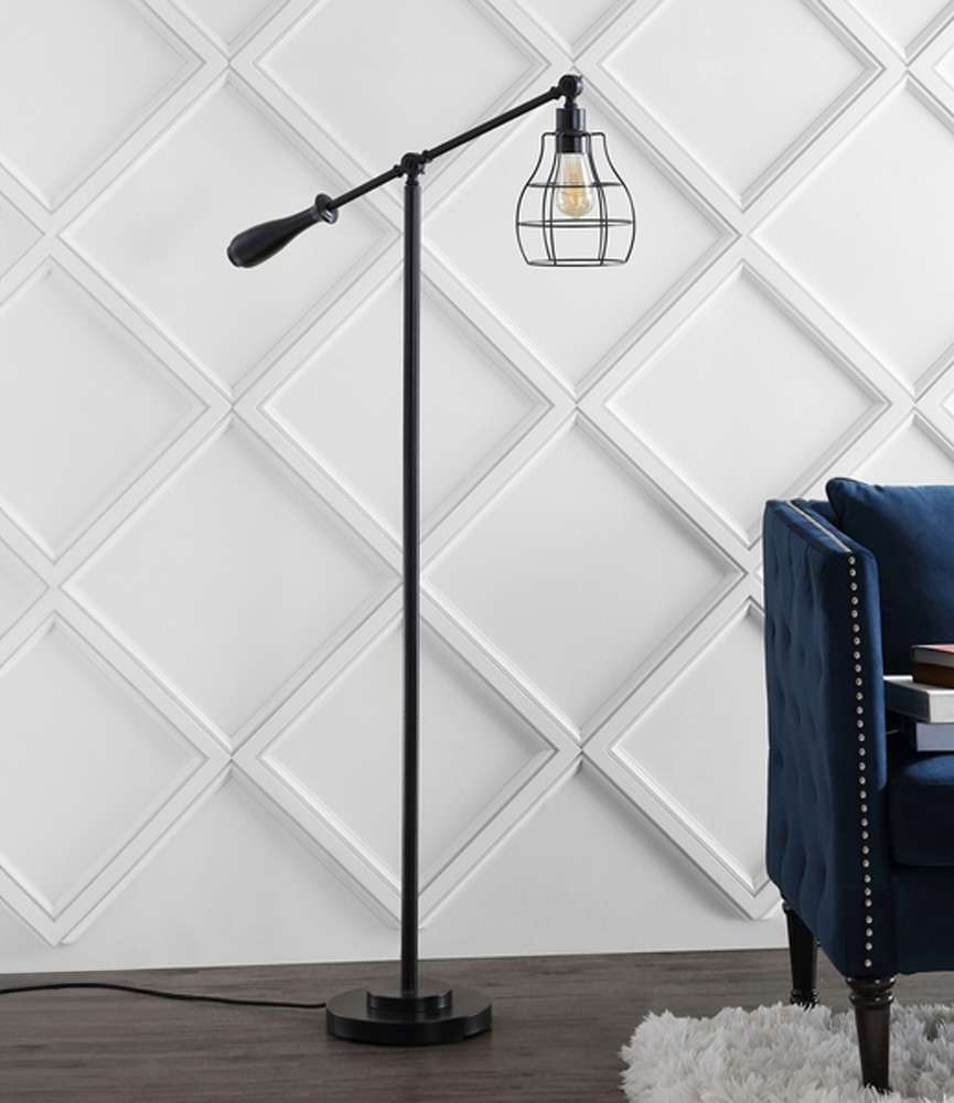 Safavieh - Brice Floor Lamp - Black - FLL4061A veiw 1