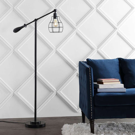 Safavieh - Brice Floor Lamp - Black - FLL4061A veiw 2