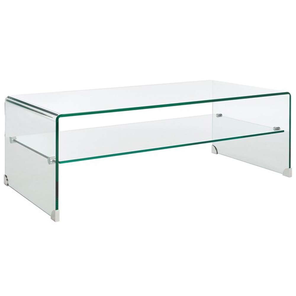 Safavieh - Brioni Temp Glass Coffee Table - Clear - COF7303A veiw 3