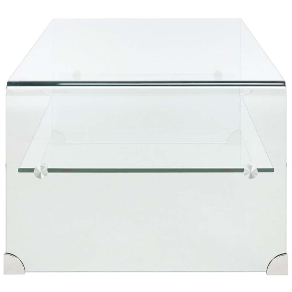 Safavieh - Brioni Temp Glass Coffee Table - Clear - COF7303A veiw 4
