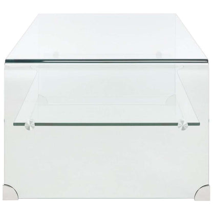 Safavieh - Brioni Temp Glass Coffee Table - Clear - COF7303A veiw 4