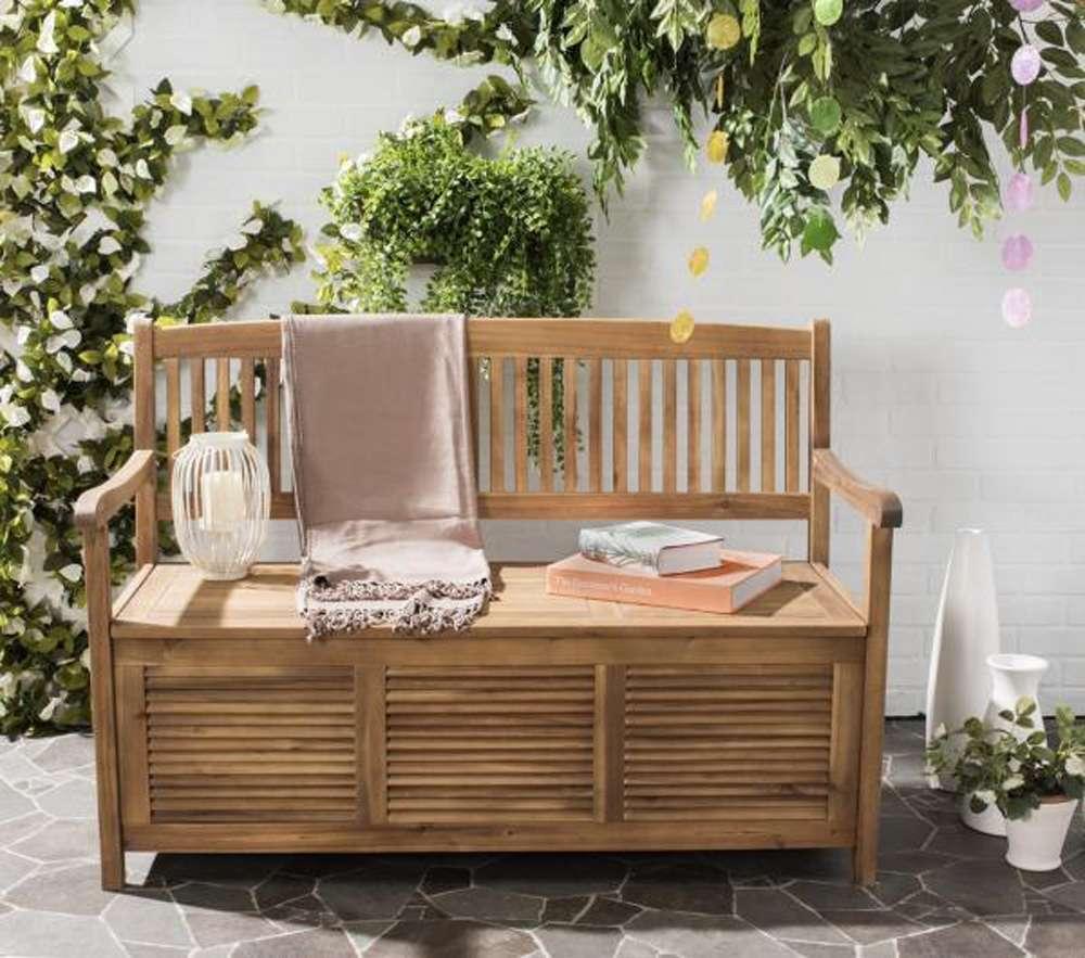 Safavieh - Brisbane Bench - Natural - PAT7017B veiw 2