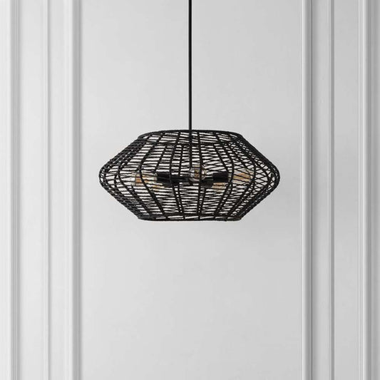 Safavieh - Briza 5 Lt 27.5in Pendant - Black - PND4192A veiw 1