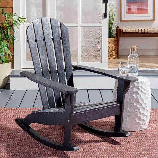 Safavieh - Brizio Adirondack/Rocking Chair - Black - PAT7042D veiw 2