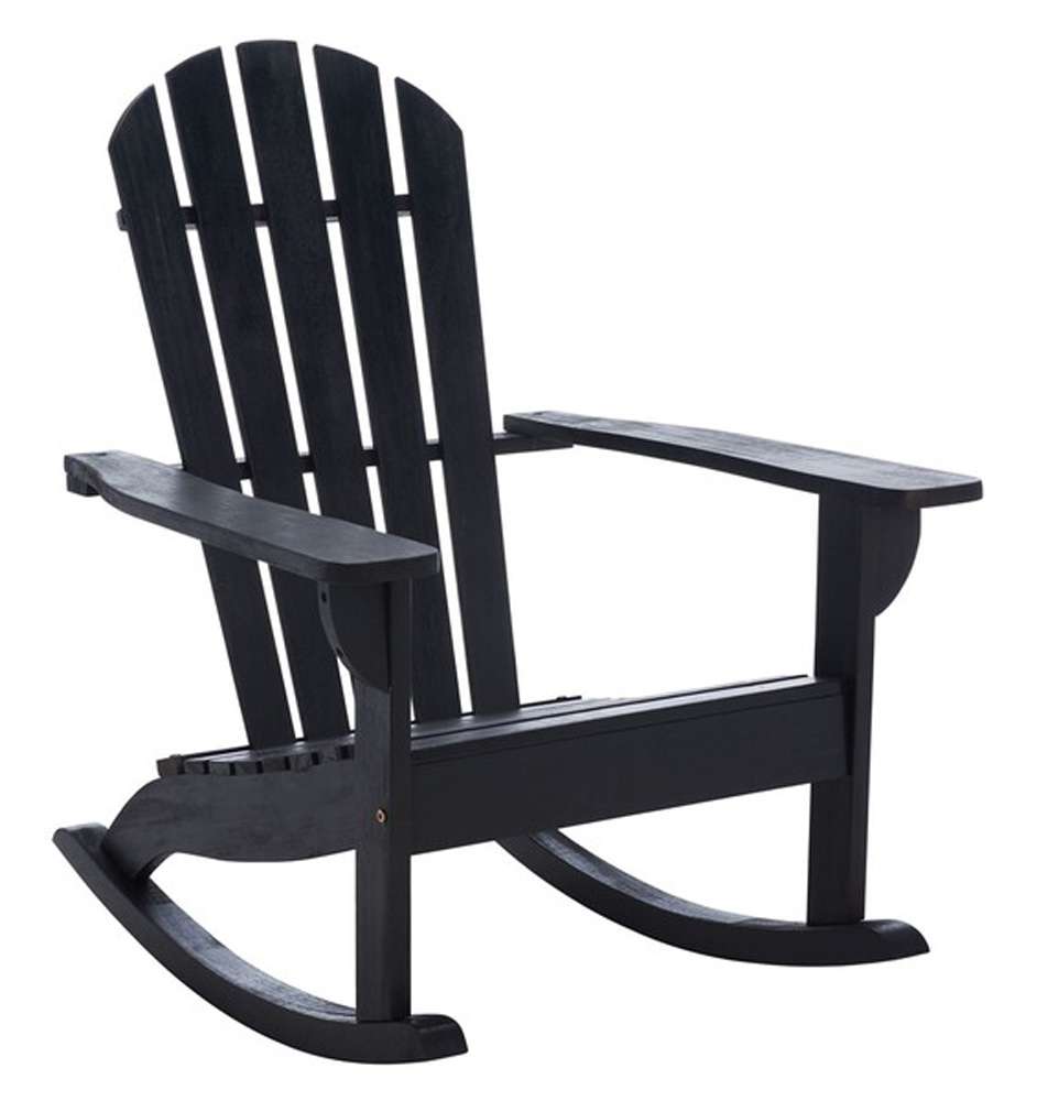 Safavieh - Brizio Adirondack/Rocking Chair - Black - PAT7042D veiw 3