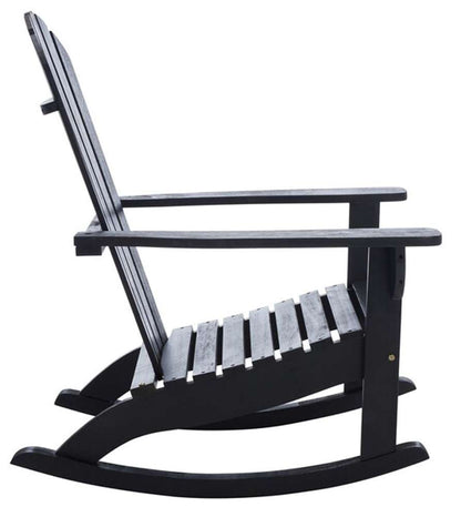 Safavieh - Brizio Adirondack/Rocking Chair - Black - PAT7042D veiw 4