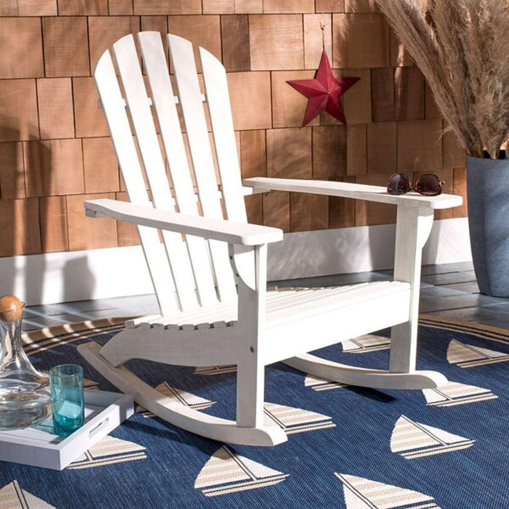 Safavieh - Brizio Adirondack/Rocking Chair - White - PAT7042C veiw 2