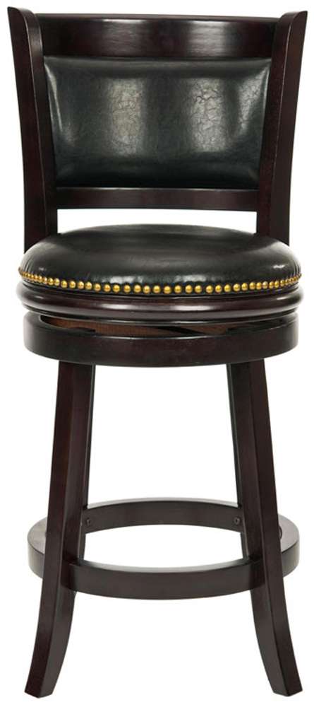Safavieh - Brockway Counterstool - Cappuccino - Black - FOX7001A veiw 1