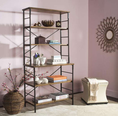 Safavieh - Brooke Etagere - Brown Pine - AMH6508A veiw 2