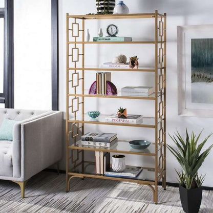 Safavieh - Brooklyn 7 Tier Etagere - Gold - Clear - ETG6203A veiw 2