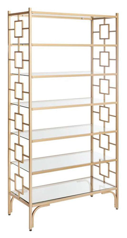 Safavieh - Brooklyn 7 Tier Etagere - Gold - Clear - ETG6203A veiw 3