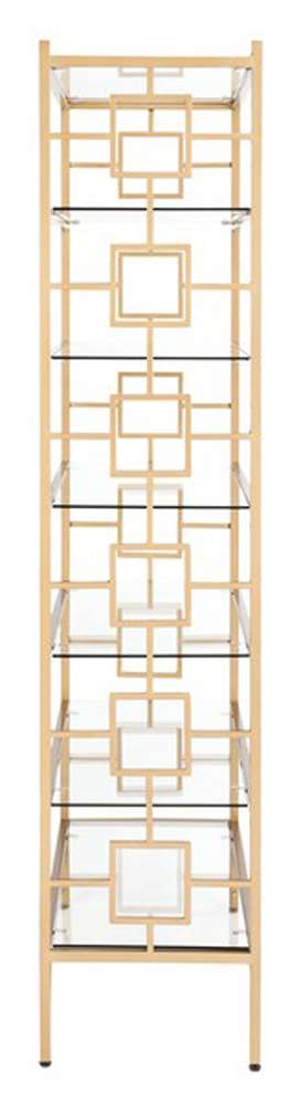 Safavieh - Brooklyn 7 Tier Etagere - Gold - Clear - ETG6203A veiw 4