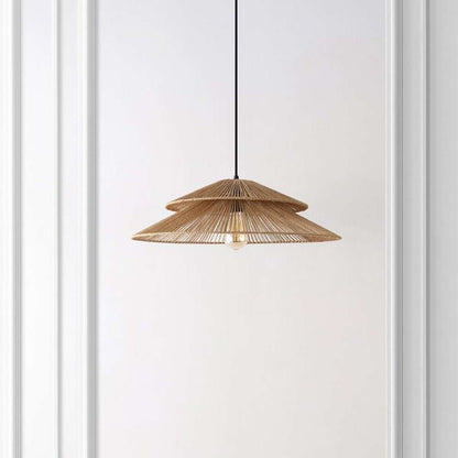 Safavieh - Bruina 23 Inch Pendant - Natural - Black - PND4175A veiw 1