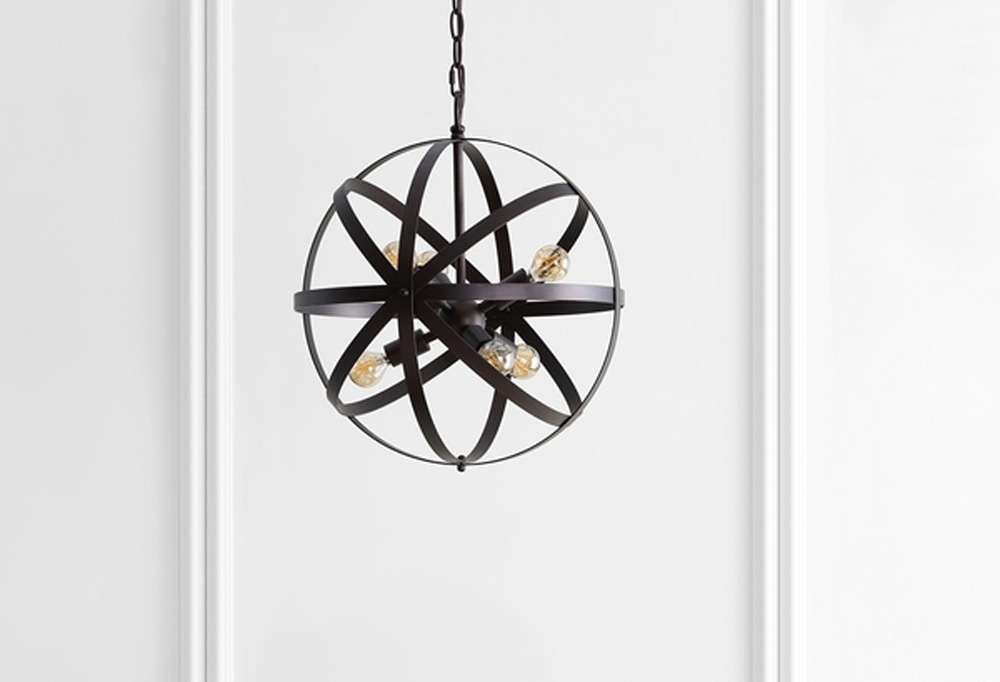 Safavieh - Brycen 6Lt 16.5 Inch Pendant - Brass - PND4053A veiw 1