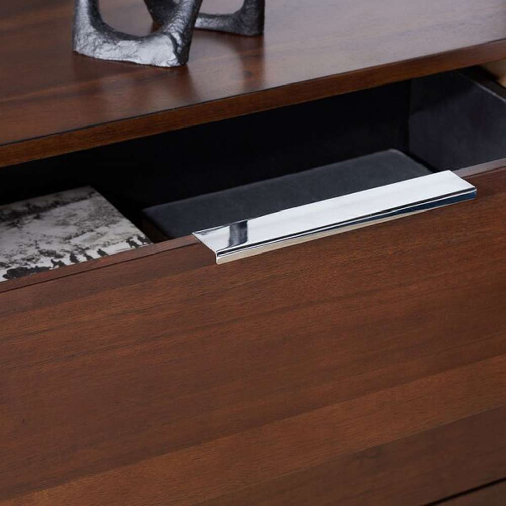 Safavieh - Brylin 3 Drawer Nightstand - Dark Walnut - NST6404A veiw 2