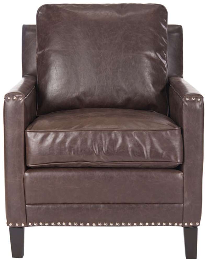 Safavieh - Buckler Arm Chair - Brown - MCR4613C veiw 1