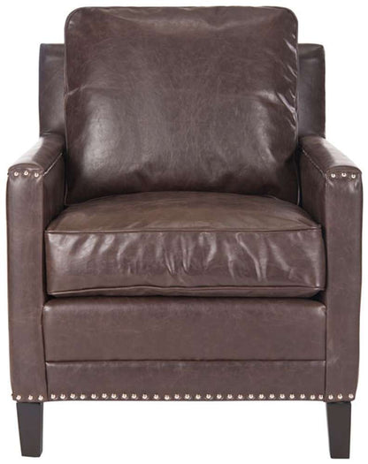 Safavieh - Buckler Arm Chair - Brown - MCR4613C veiw 1