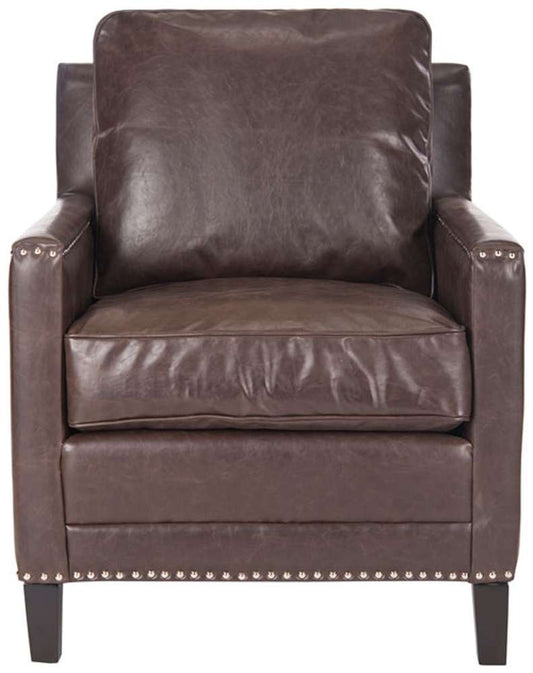 Safavieh - Buckler Arm Chair - Brown - MCR4613C veiw 1