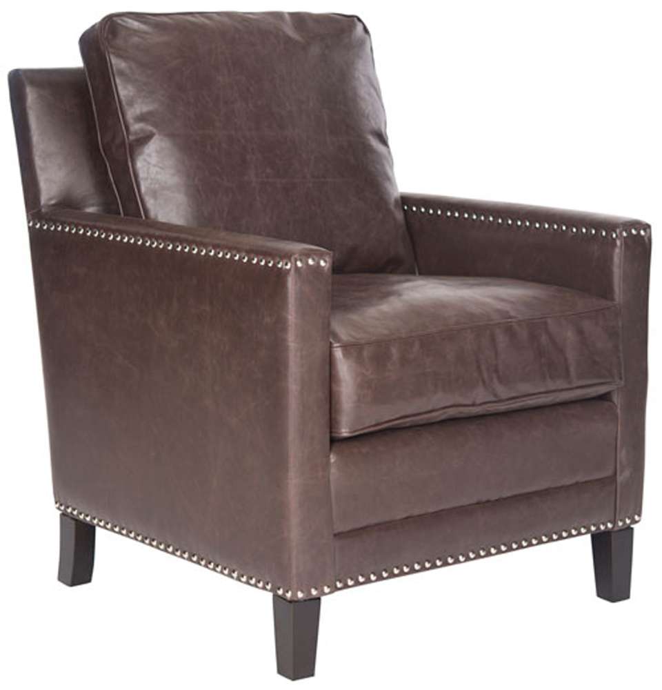 Safavieh - Buckler Arm Chair - Brown - MCR4613C veiw 2
