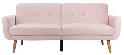 Safavieh - Bushwick Foldable Futon Sofa Bed - Blush - Natural - LVS2006D veiw 1