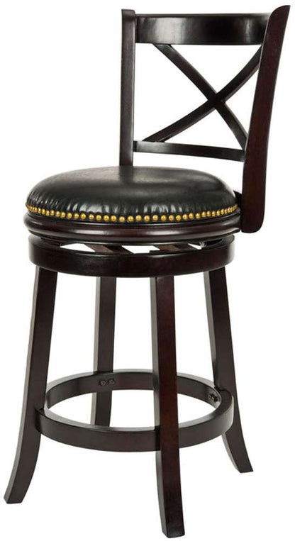 Safavieh - Butler Counterstool - Cappuccino - Black - FOX7003A veiw 2