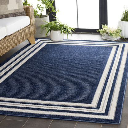 Safavieh - Cabana 303M Blue / Ivory - 6.7" X 8.7" - CBN303M-6 view 2