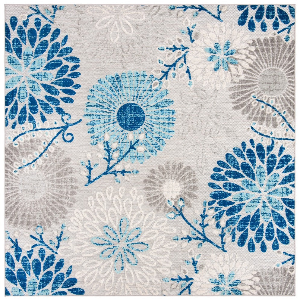 Safavieh - Cabana 832F Grey / Blue - 11" X 11" - CBN832F-11SQ view 1
