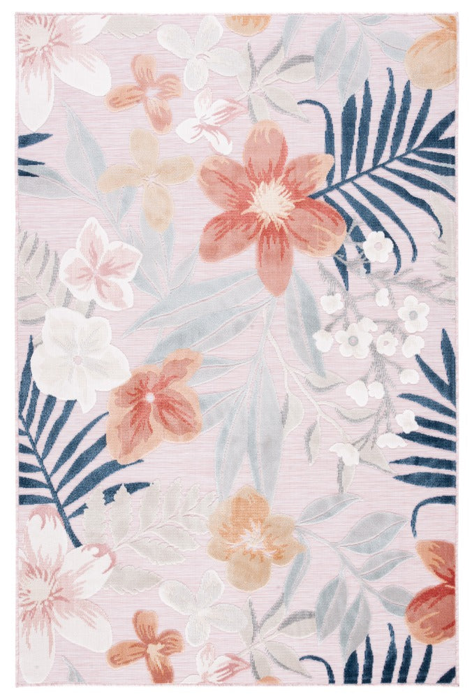 Safavieh - Cabana Cbn454F Pink Grey - 10" X 14" - CBN454F-10 view 1