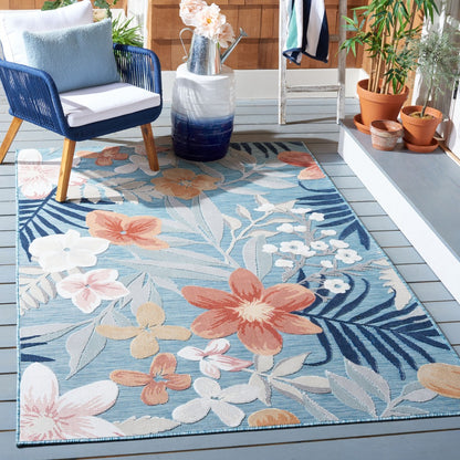 Safavieh - Cabana Cbn454J Auqa Rust - 11" X 15" - CBN454J-1115 view 2