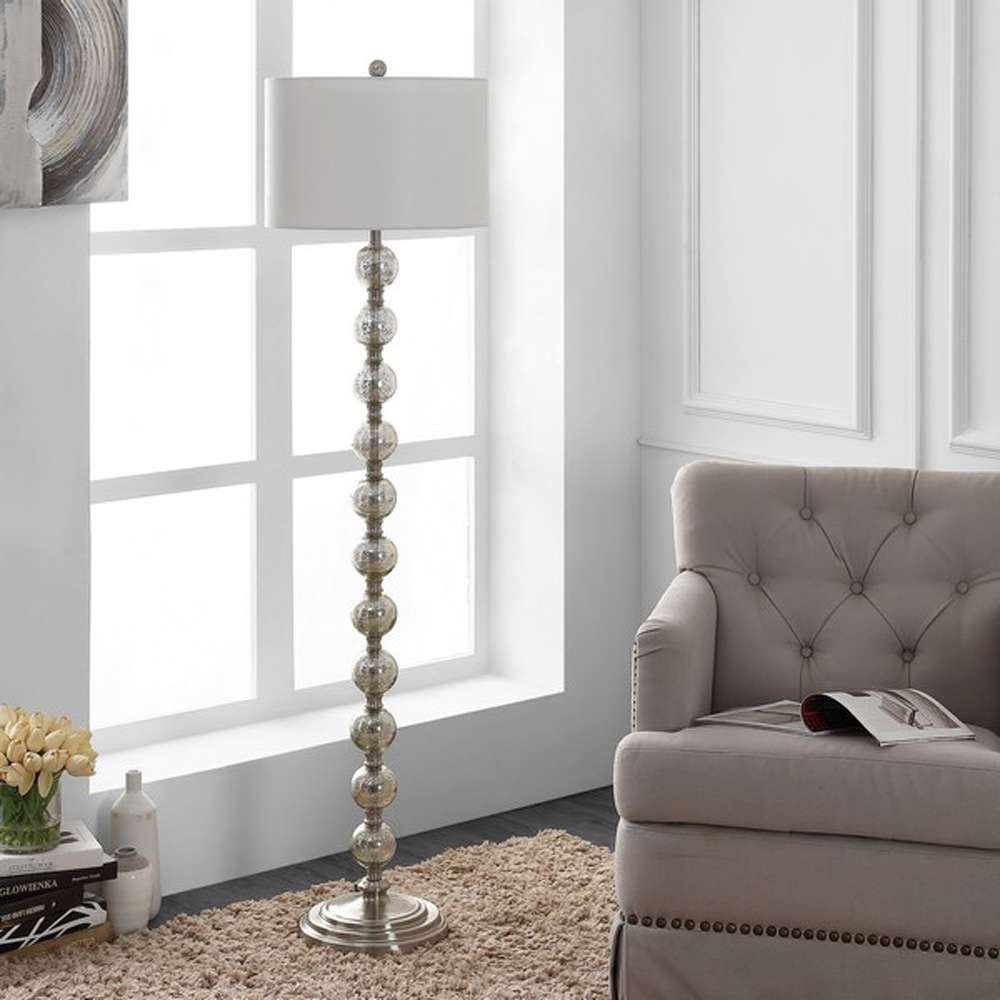 Safavieh - Cace Floor Lamp - Nickle - FLL4074A veiw 1